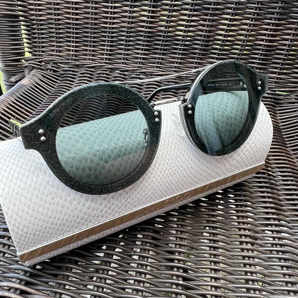 Jimmy Choo sunglasses glitter for women